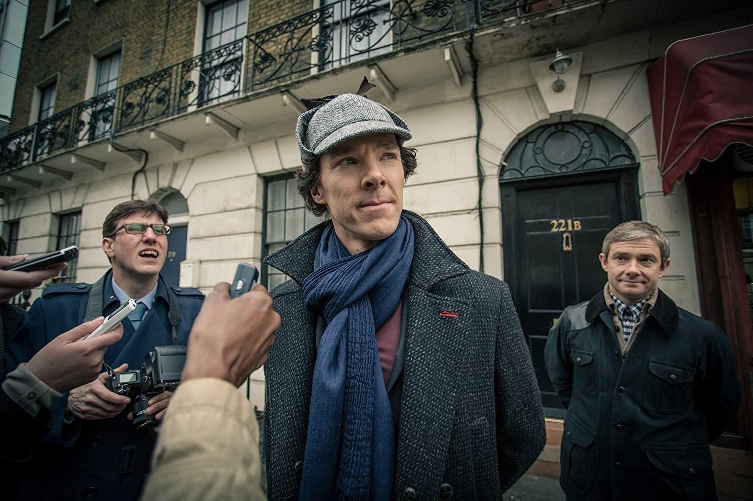 Benedict Cumberbatch em cena de "Sherlock" - Divulgação