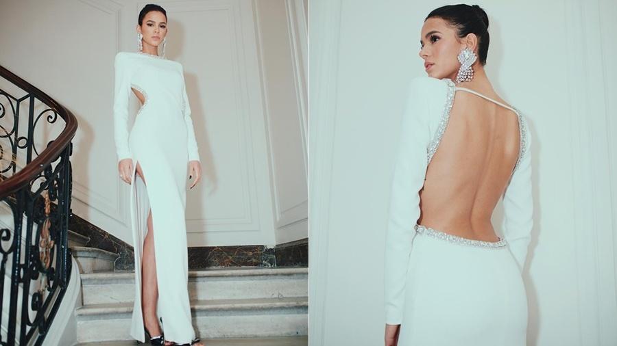 Bruna Marquezine arrasa com vestido branco em Paris - Reprodução/Instagram