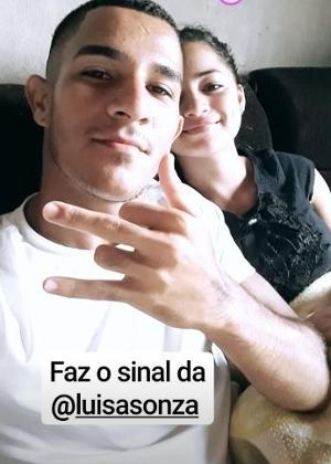 Fã faz o 'sinal da Luísa - Reprodução Instagram Luísa Sonza - Reprodução Instagram Luísa Sonza