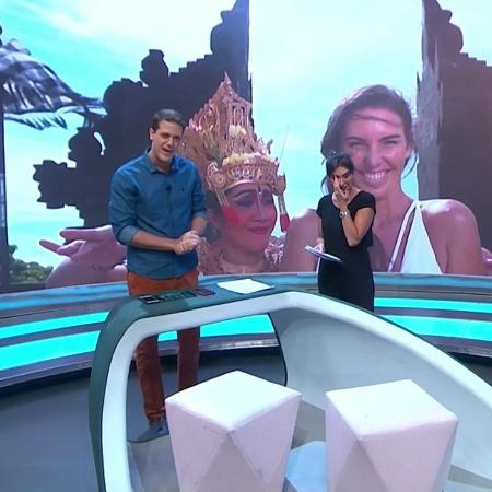 Glenda Kozlowski chora em estreia no "Tá na Área" com Fred Ring - Reprodução/SporTV - Reprodução/SporTV