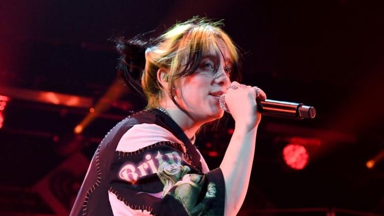Billie Eilish foi a segunda artista mais tocada no Spotify em 2019 - Getty Images - Getty Images