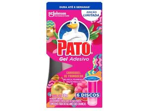 Desodorizador Sanitário Pato Gel Adesivo - Divulgação - Divulgação