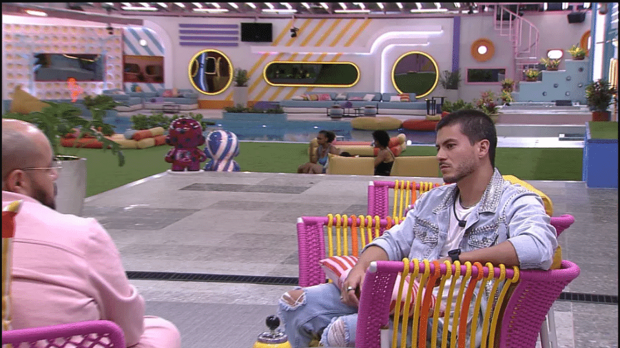 BBB 22: Arthur conversa com Tiago sobre próximos passos no jogo - Reprodução: Globoplay