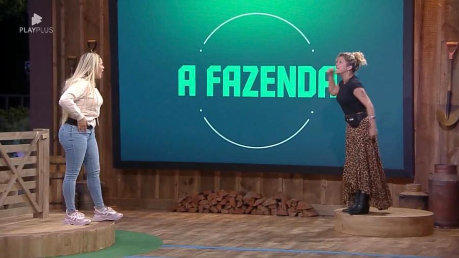 A Fazenda 2022: Babi e Deolane batem boca - Reprodução/PlayPlus