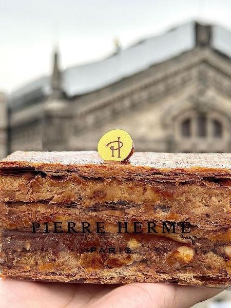 Mil-folhas de Pierre Hermé - Reprodução/Instagram - Reprodução/Instagram