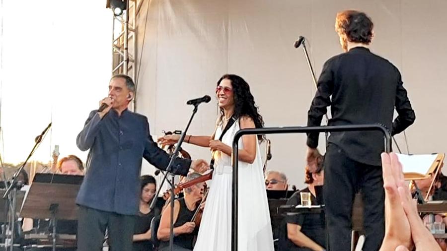 Arnaldo Antunes participa de show de Marisa Monte com a Orquestra Sinfônica da USP neste sábado (22), em São Paulo