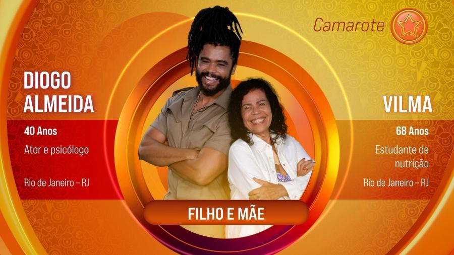 BBB 25: Diogo Almeida e sua mãe estão confirmados no Camarote