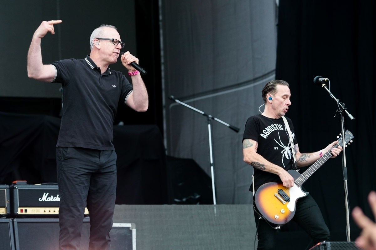 12.mar.2016 - Pioneiros do punk de Los Angeles dos anos 1980, o Bad Religion se apresenta no Lollapalooza Brasil 2016, em São Paulo - Manuela Scarpa e Rafael Cusato/Brazil News