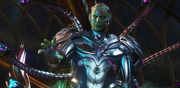 O vilão Brainiac é um dos lutadores de "Injustice 2", game que estará no EVO 2017 - Divulgação