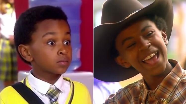 Jean Paulo Campos como Cirilo em "Carrossel" (2012) e como Zeca em "Carinha de Anjo", atualmente - Montagem/Reprodução/SBT - Montagem/Reprodução/SBT