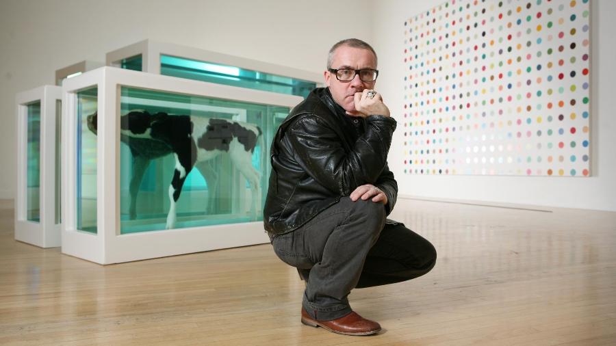 O artista britânico Damien Hirst - Divulgação/Tate Modern