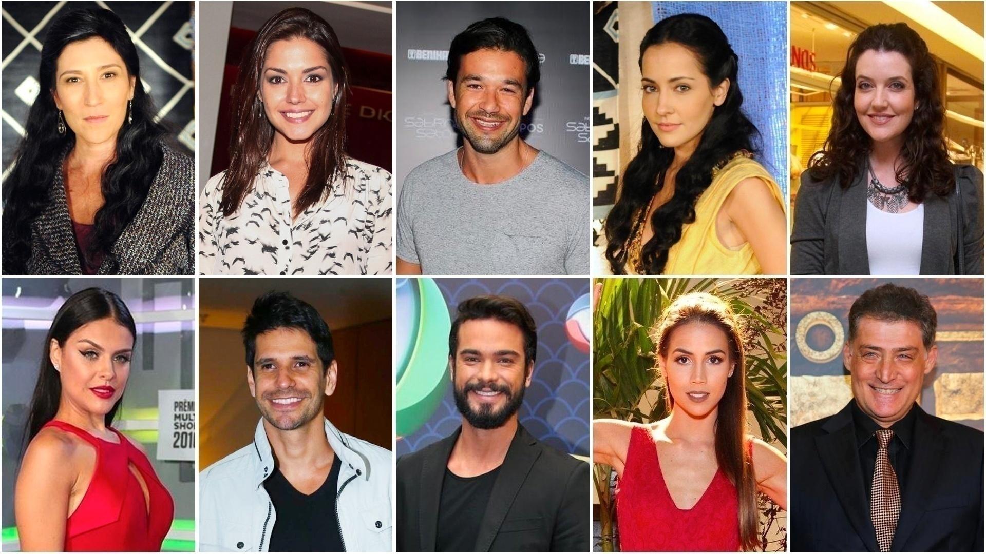 Atores do primeiro time da Record recebem salários que passam os R$ 100 mil - Montagem/UOL