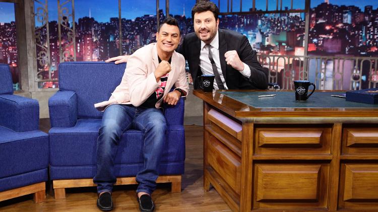 Danilo Gentili e Popó - Gabriel Cardoso / Divulgação - Gabriel Cardoso / Divulgação