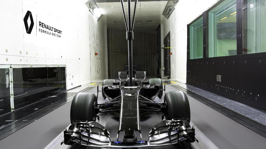 Formula 1 Renault túnel de vento - Luca Mazzocco/Divulgação