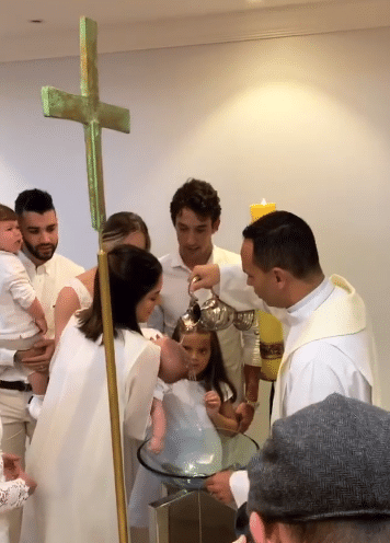 Batizado de Samuel, filho de Gusttavo Lima e Andressa Suíta - Reprodução/Instagram