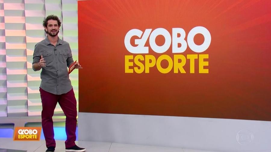 Felipe Andreoli no "Globo Esporte" - Reprodução/TV Globo