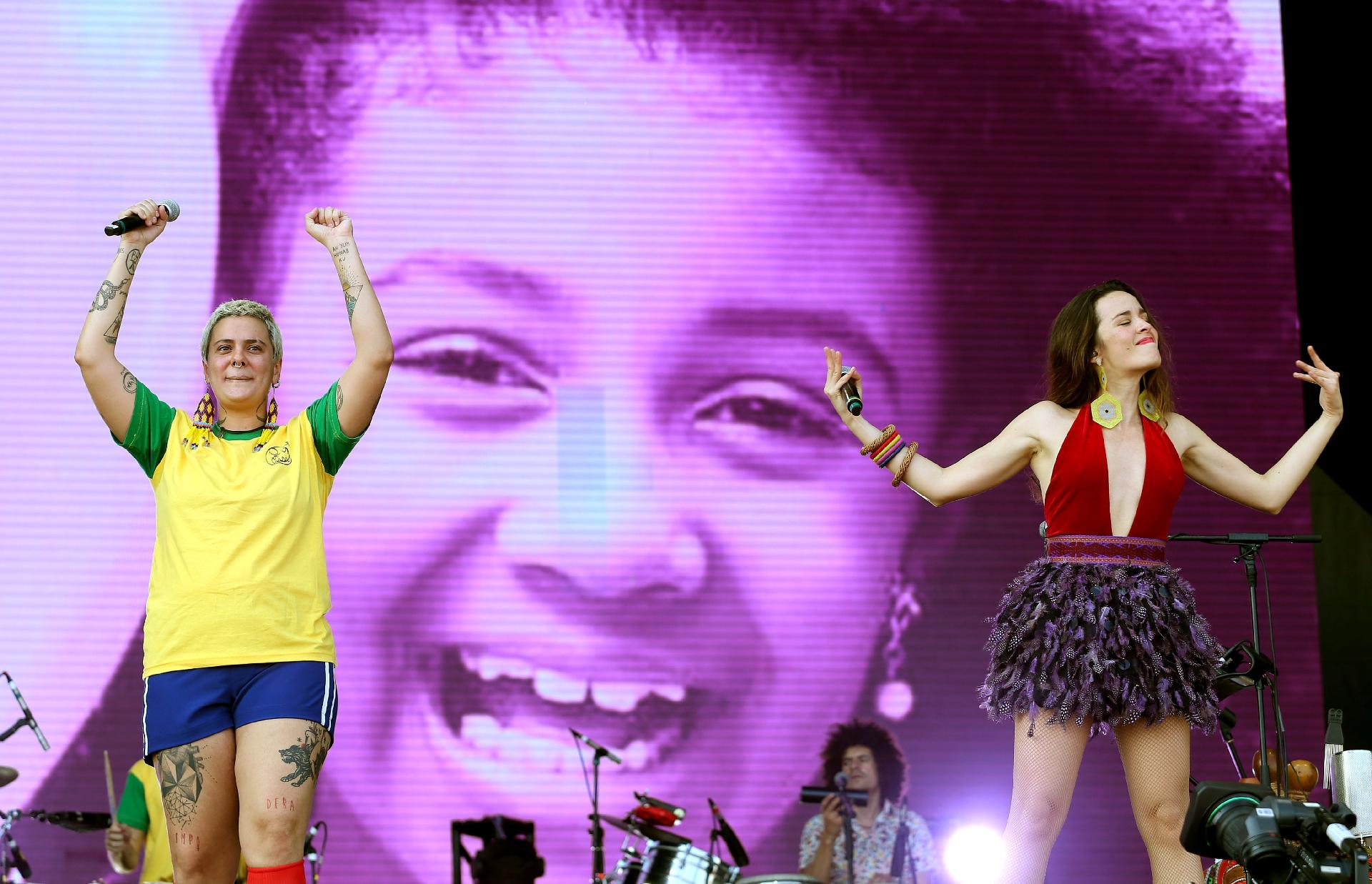 Francisco, El Hombre presta homenagem à menina Ágatha Felix no Rock In Rio 2019 - WILTON JUNIOR/ESTADÃO CONTEÚDO