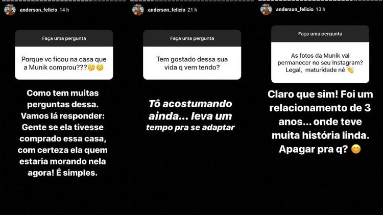 Anderson Felício responde a seguidores - Reprodução/Instagram - Reprodução/Instagram