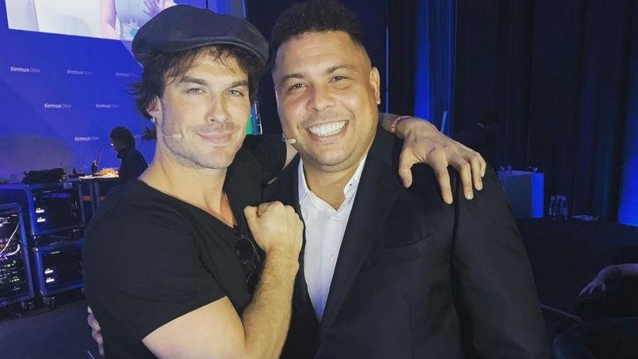 Ian Somerhalder tieta Ronaldo - Reprodução/Instagram