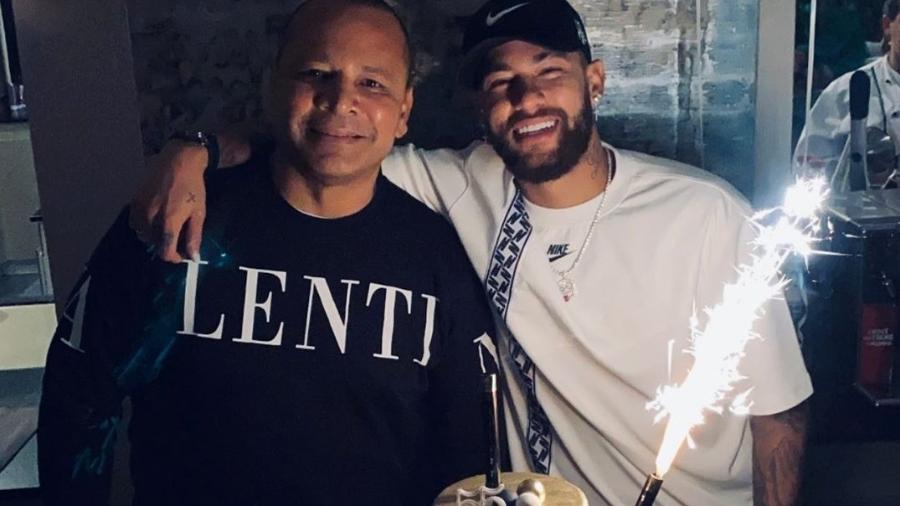 Neymar e o pai celebram aniversário juntos - REPRODUÇÃO/INSTAGRAM