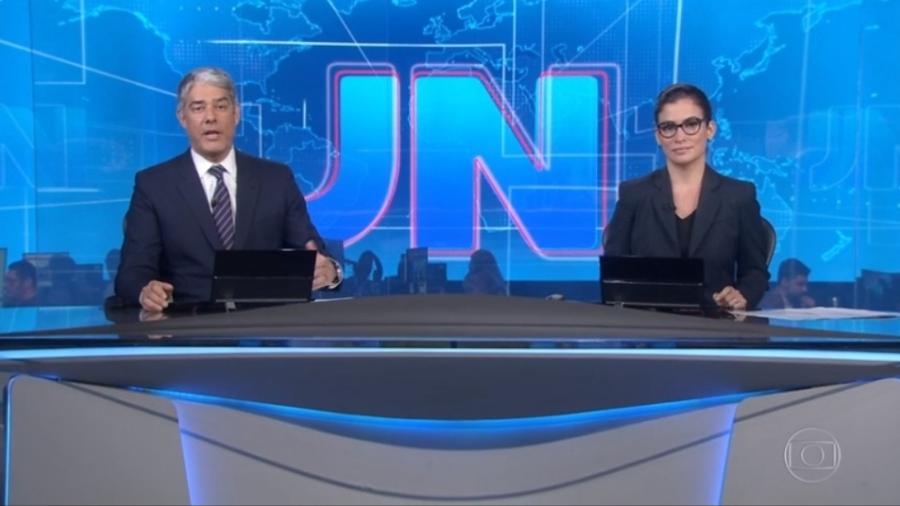 William Bonner e Renata Vasconcellos terão dupla jornada no JN devido à volta do futebol na TV Globo - Reprodução/TV Globo