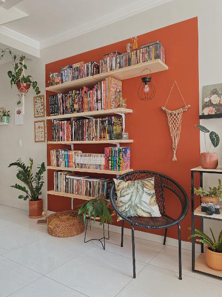 Decoração na sala de Micaela - Arquivo Pessoal - Arquivo Pessoal