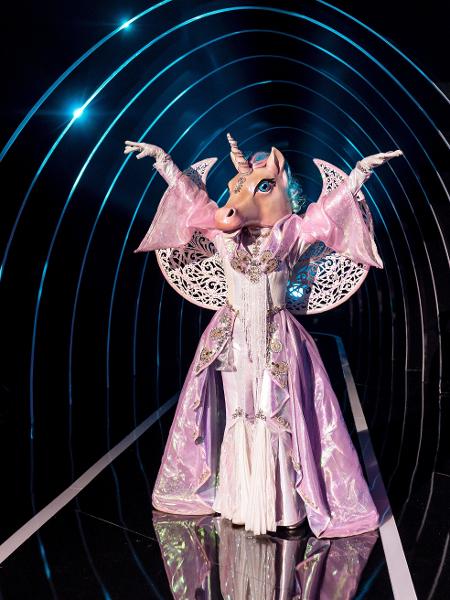 Unicórnio do 'The Masked Singer Brasil' - Kelly Fuzaro/Globo - Kelly Fuzaro/Globo