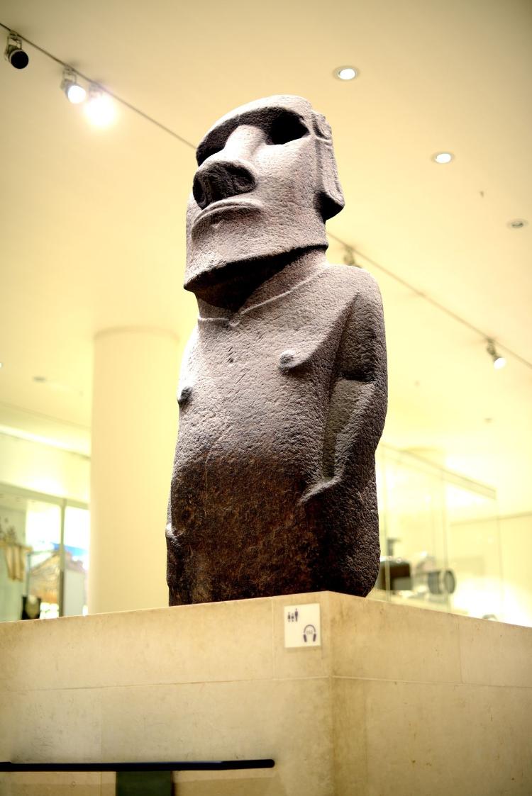 Moai no Museu Britânico, em Londres