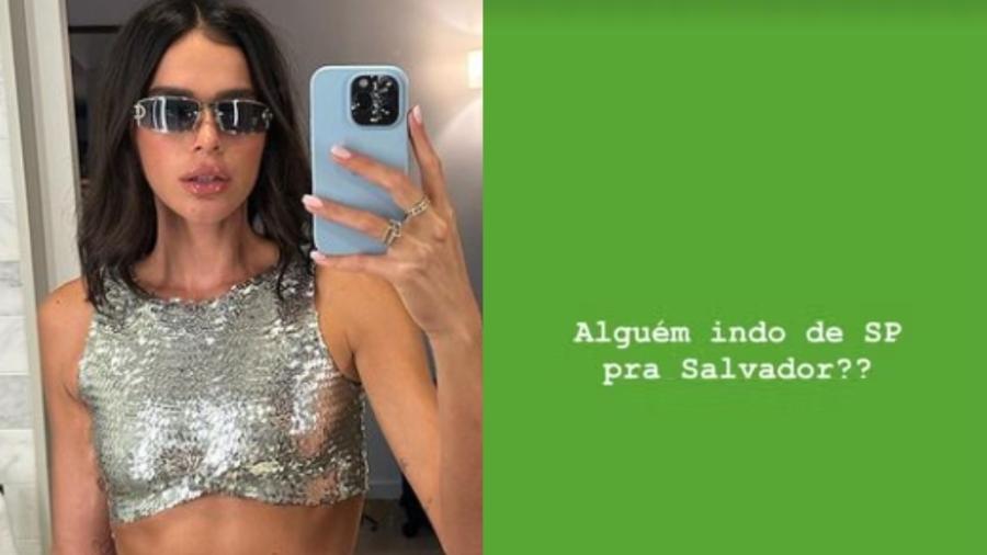 Bruna Marquezine pede carona no Instagram Bruna Marquezine pede carona no Instagram
