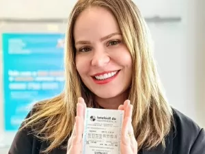 Ex-BBB Paulinha Leite celebra novo prêmio milionário na loteria: 'É tetra!'