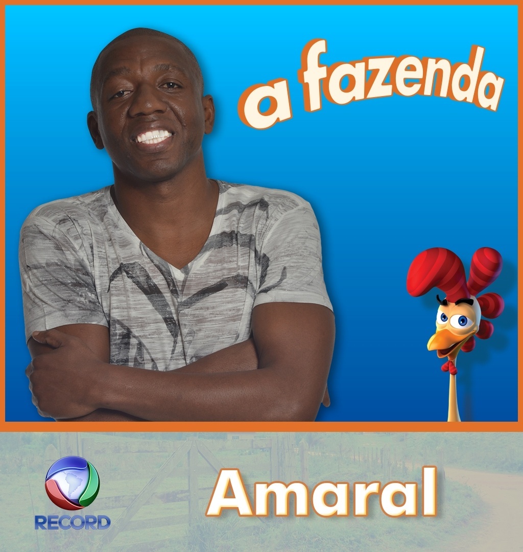 Amaral é um dos participantes de "A Fazenda 8" - Divulgação/Record
