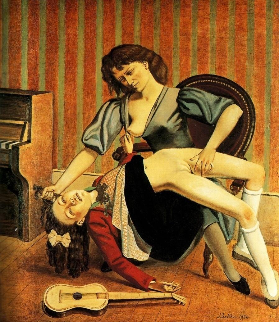 "Aula de Violão" (1934), Balthus - Reprodução