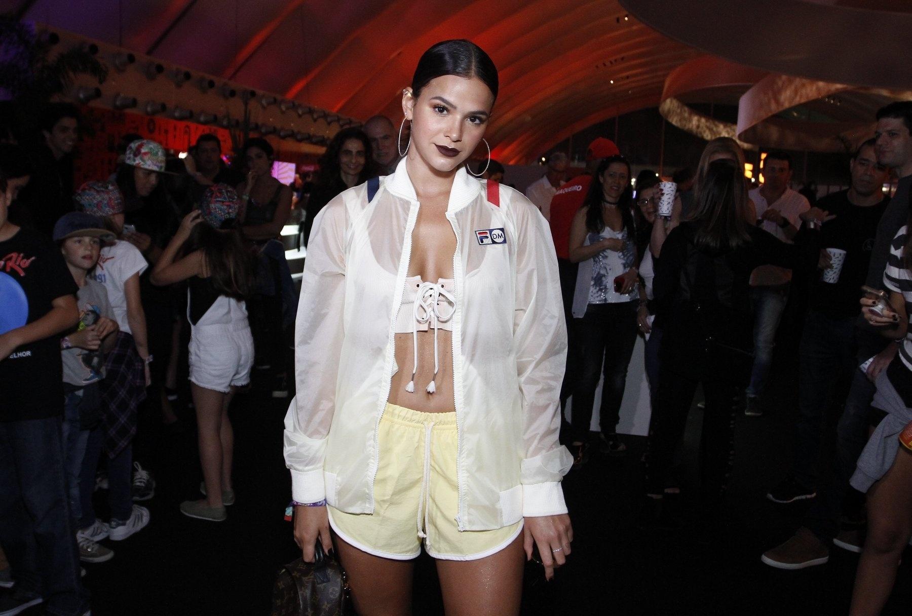 Bruna Marquezine mostra o look para o Rock in Rio - Thyago Andrade/BrazilNews