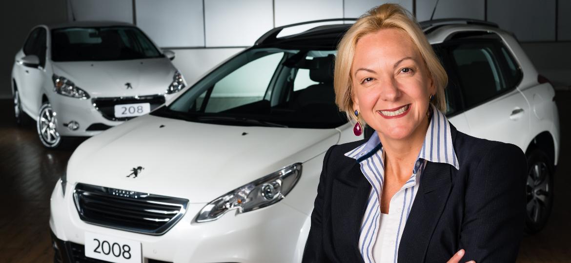 Ana Theresa Borsari foi a primeira mulher a assumir uma operação da Peugeot no mundo - Divulgação