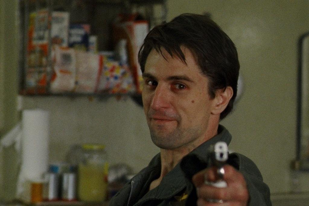 Robert De Niro em cena de "Taxi Driver" (1976) - Divulgação
