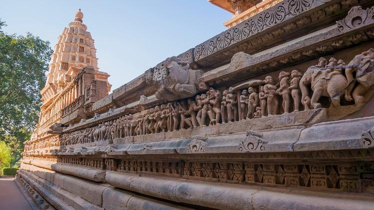 Muitas das imagens dos templos de Khajuraho não fazem alusão a sexo - Getty Images/iStockphoto - Getty Images/iStockphoto