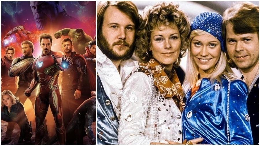 Marvel e ABBA - Reprodução