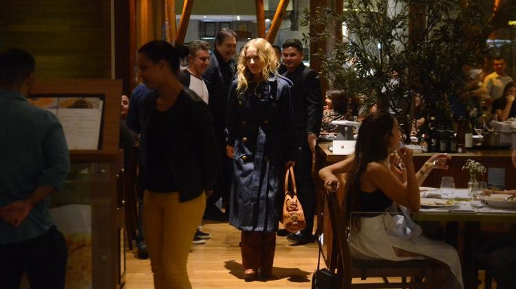 Faustão, Angélica e Luciano Huck em restaurante no Rio de Janeiro - Webert Belicio/AgNews - Webert Belicio/AgNews
