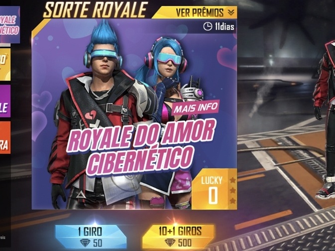 Novo Diamante Royale do Free Fire! Confira o novo conjunto feminino qu