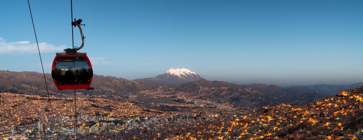 Teleférico em La Paz, Bolívia - Getty Images