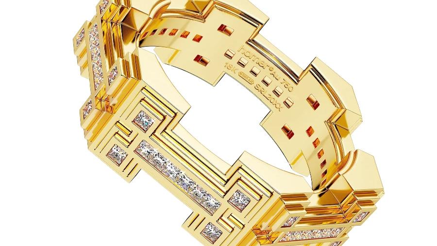 O cantor Frank Ocean lançou este anel peniano com a sua marca de luxo Homer. Conheça a peça e a etiqueta do artista - Reprodução