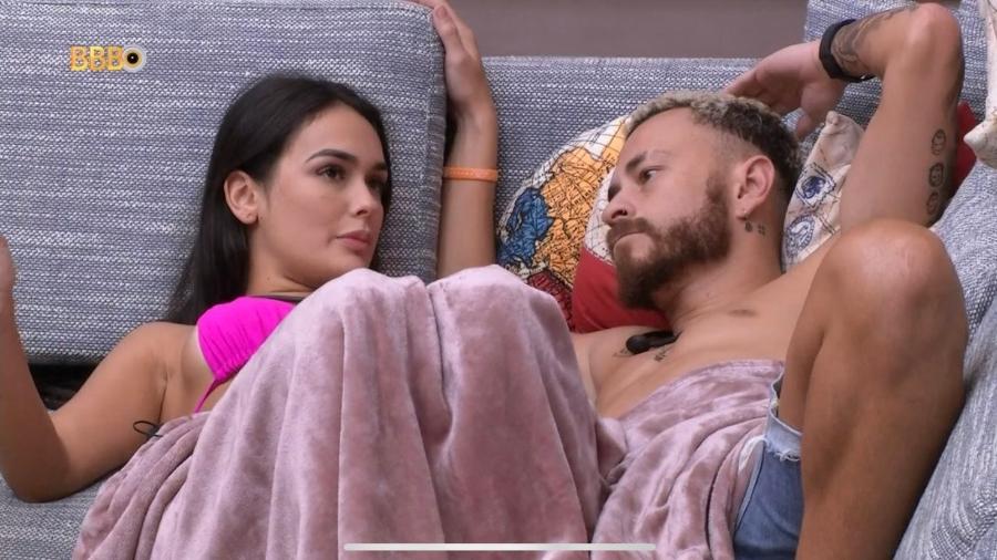 BBB 23: Larissa e Fred pensam em terminar affair no jogo - Reprodução/Globoplay