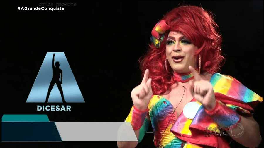 A Grande Conquista: Dicesar entrou de drag queen em novo reality da Record - Divulgação/RecordTV