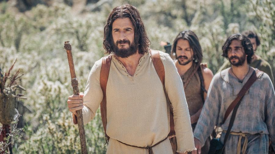 Jonathan Roumie como Jesus na série "The Chosen"