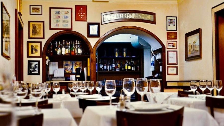 O restaurante La Campana, em Roma, quer o recorde de mais antigo do mundo que hoje está nas mãos de uma casa espanhola do século 18