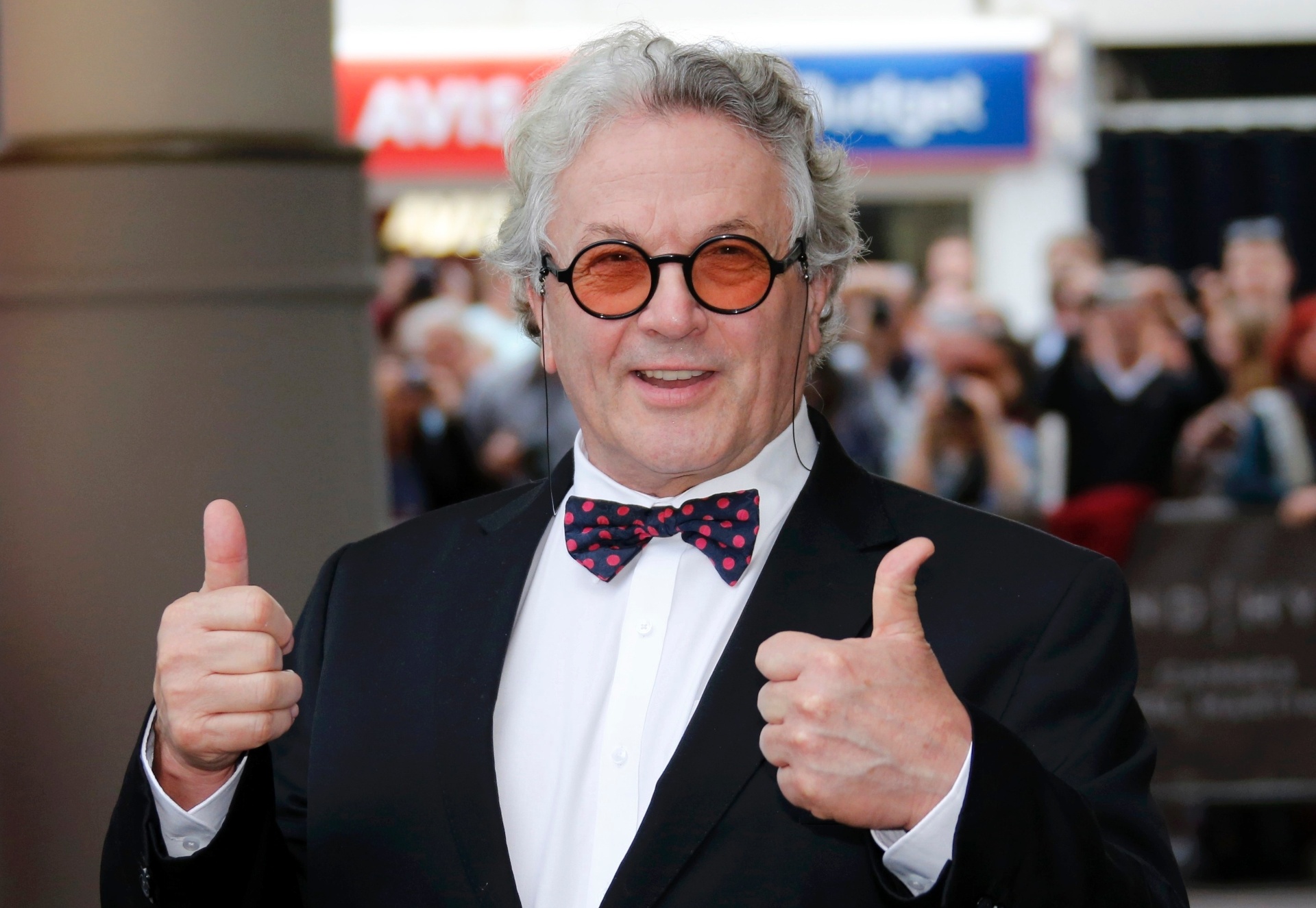 10.mai.2016 - Responsável pela saga "Mad Max", diretor George Miller chega ao Festival de Cannes 2016 - REUTERS/Yves Herman