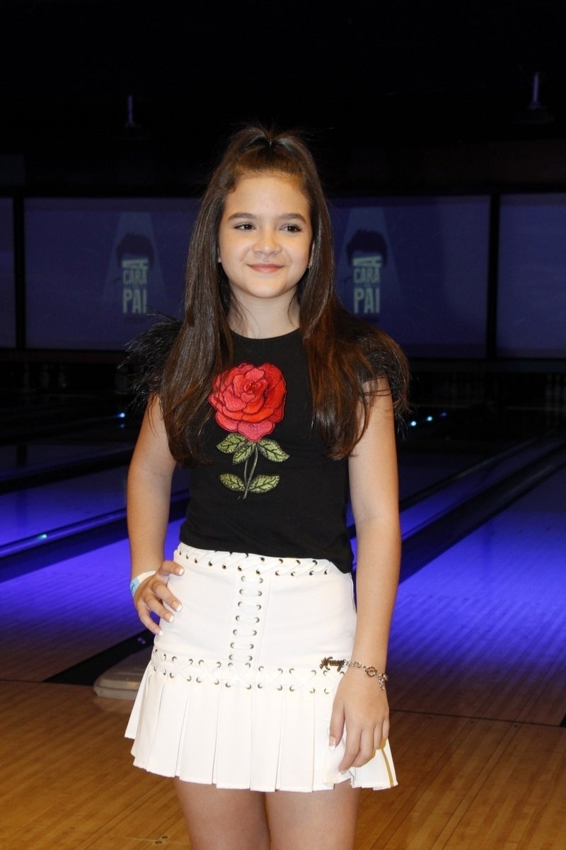 28.nov.2016 - Mel Maia lança a série "A Cara do Pai", em boliche na Barra da Tijuca, zona oeste do Rio de Janeiro - Marcos Ferreira/Brazil News