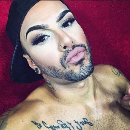 Maquiador Juniinho Rusty é um dos mais populares entre os meninos maquiados do Brasil - Reprodução/Instagram - Reprodução/Instagram