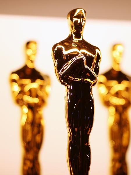 Estatuetas do Oscar nos bastidores da premiação - Christopher Polk/Getty Images