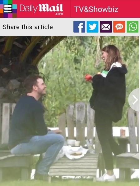 Chris Pratt e Katherine Schwarzenegger - Reprodução/Daily Mail - Reprodução/Daily Mail